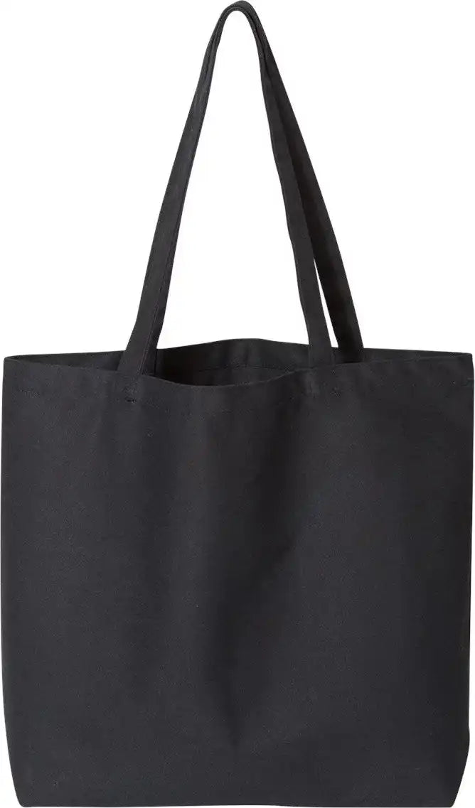 Liberty Bags 8507 Seaside Pigment-dyed Large Tote - Washed Black - Osfa