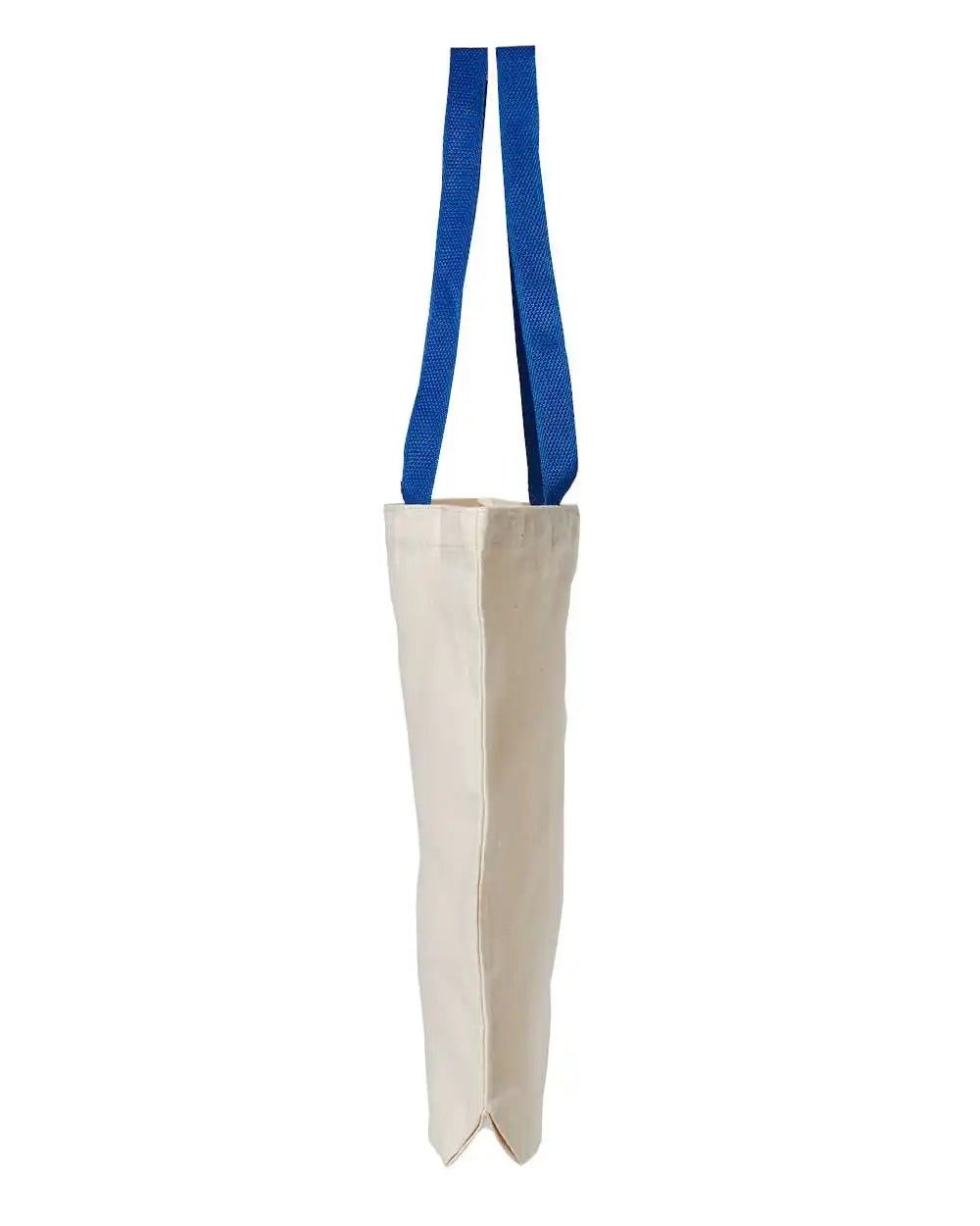Liberty Bags 8868 Natural Tote with Contrast-color Handles - Royal - Natural/ / Osfa