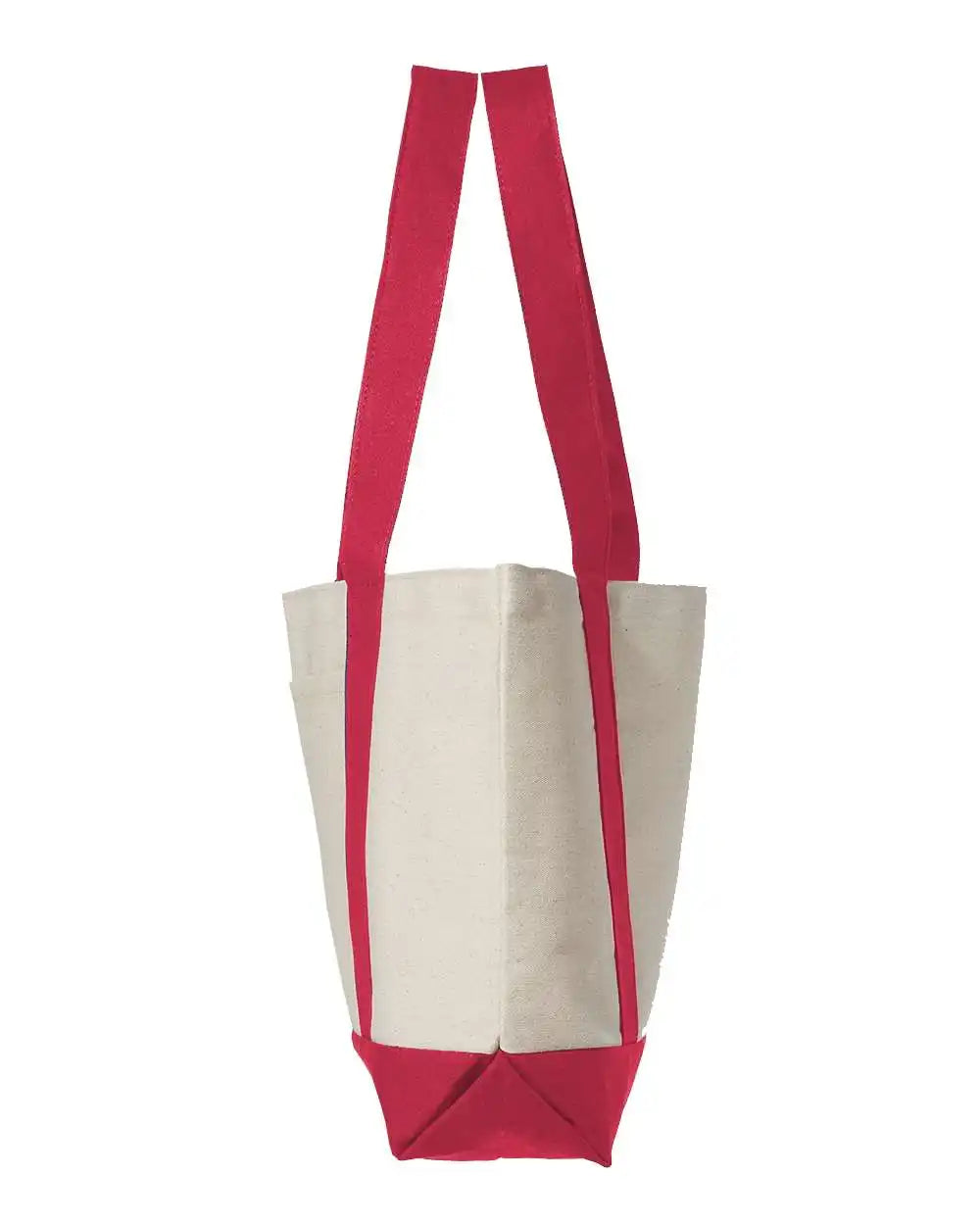 Liberty Bags 8869l Leeward Boater Tote - 8869 - Natural Red - Natural/ / Osfa