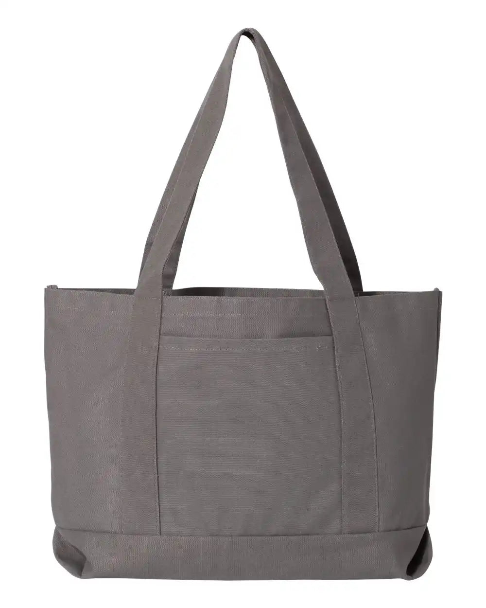 Liberty Bags 8870 Seaside Cotton Pigment Dyed Resort Tote - Grey - Osfa
