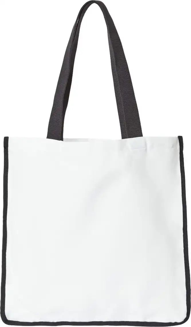 Liberty Bags Psb1516 Sublimation Medium Tote - White/ Black / Osfa
