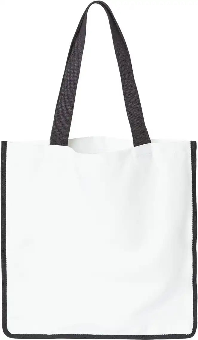 Liberty Bags Psb1516 Sublimation Medium Tote - White/ Black / Osfa