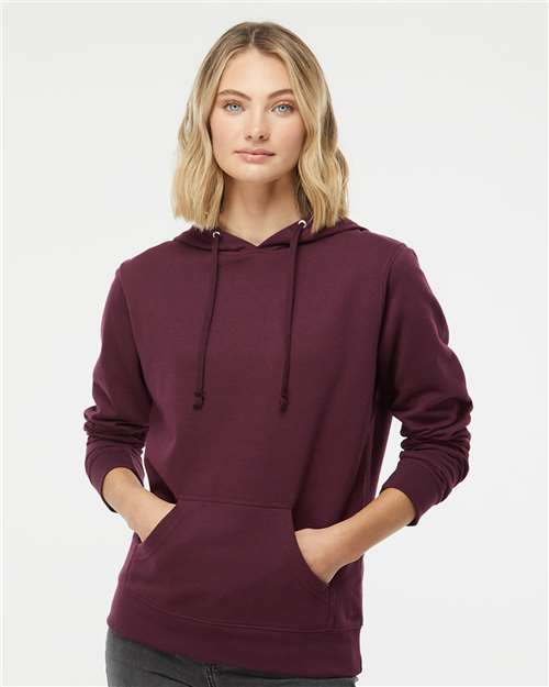 Light Blackberry Juniors’ Heavenly Fleece Lightweight Hooded Sweatshirt - SS650