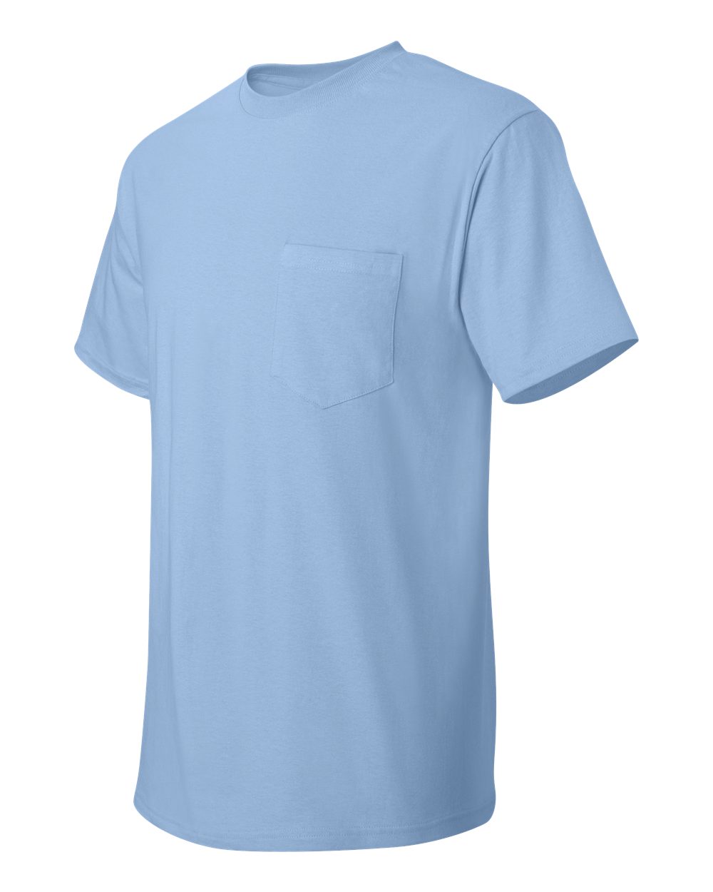 Light Blue Authentic Pocket T-Shirt - 5590
