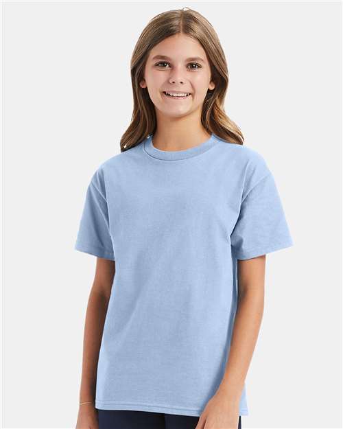 Light Blue Authentic Youth T-Shirt - 5450