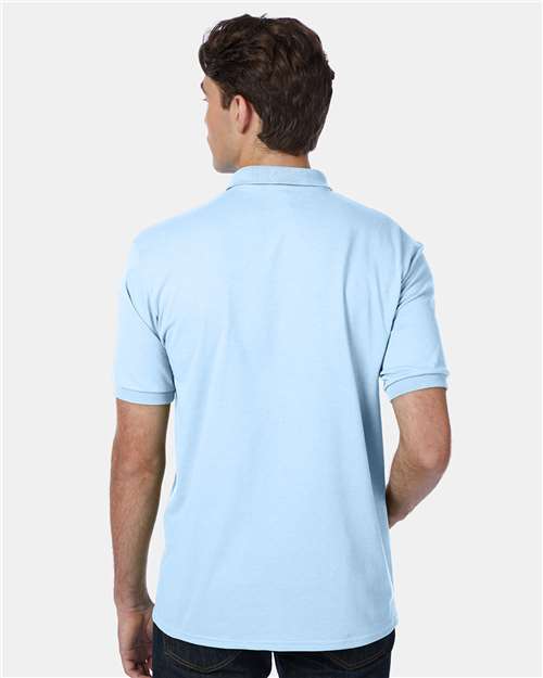 Light Blue Ecosmart® Jersey Polo - 054X