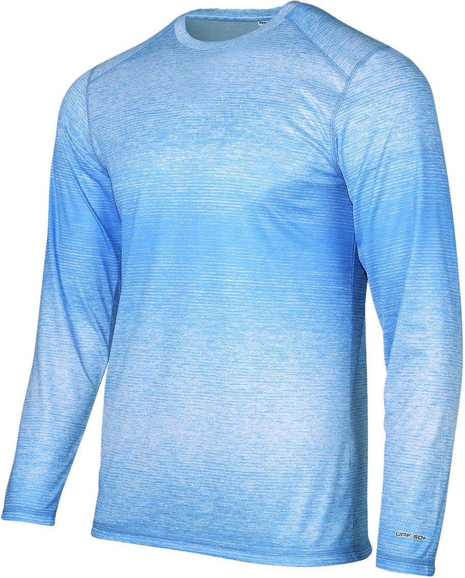 Light Blue Mirage Performance Long Sleeve T-Shirt - 234