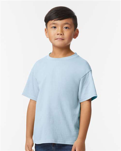 Light Blue Softstyle® Youth Midweight T-Shirt - 65000B