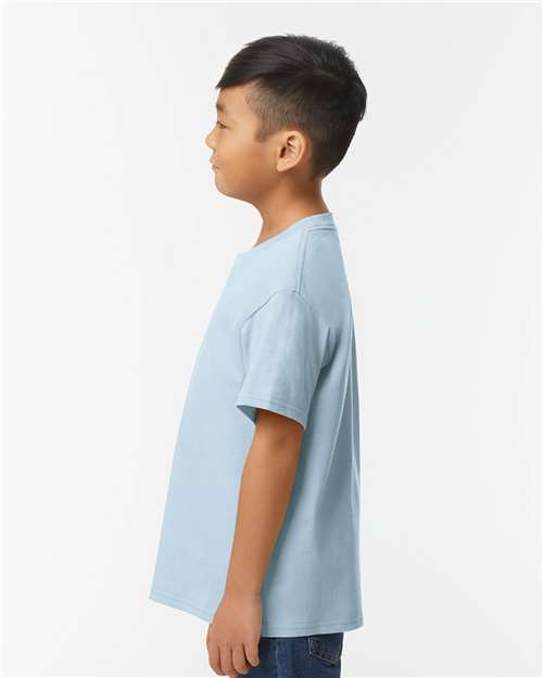 Light Blue Softstyle® Youth Midweight T-Shirt - 65000B