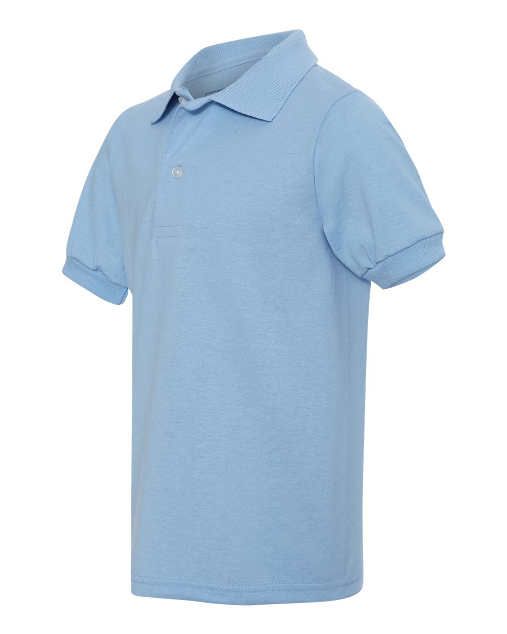 Light Blue SpotShield® Youth 50/50 Polo - 437YR