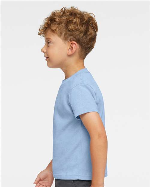 Light Blue Toddler Cotton Jersey Tee - 3301T