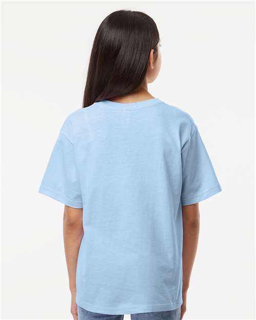 Light Blue Youth Gold Soft Touch T-Shirt - 4850