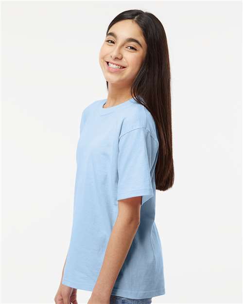 Light Blue Youth Gold Soft Touch T-Shirt - 4850