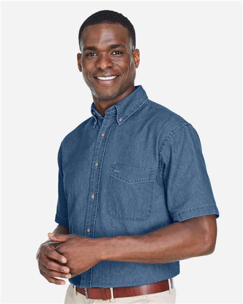 Light Denim Men's Denim Shirt - M550S