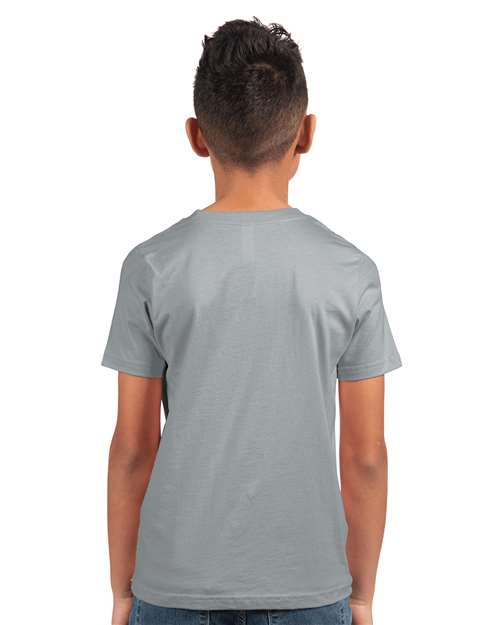 Light Grey Youth Cotton T-Shirt - 3310