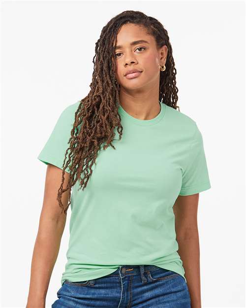 Light Mint Combed Cotton T-Shirt - 602