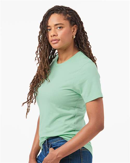Light Mint Combed Cotton T-Shirt - 602