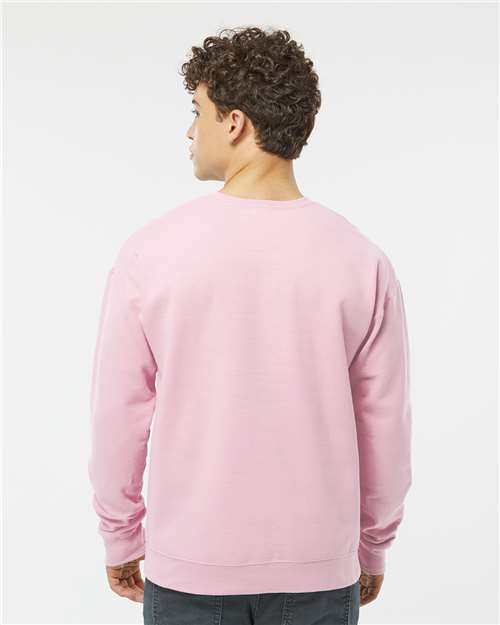 Light Pink Fleece Crewneck Sweatshirt - 340