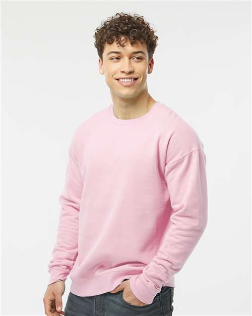 Light Pink Fleece Crewneck Sweatshirt - 340