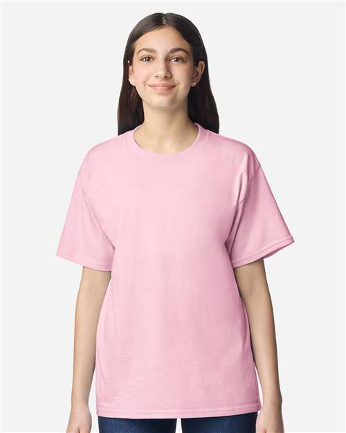 Light Pink Light Cotton Youth T-Shirt - 3000B