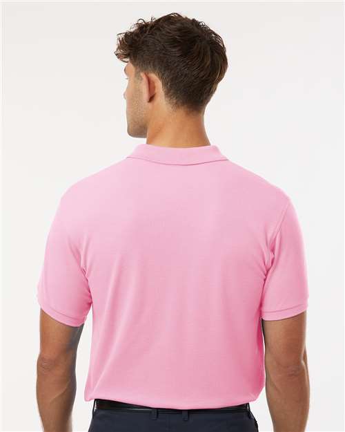 Light Pink Pique Polo - 62800