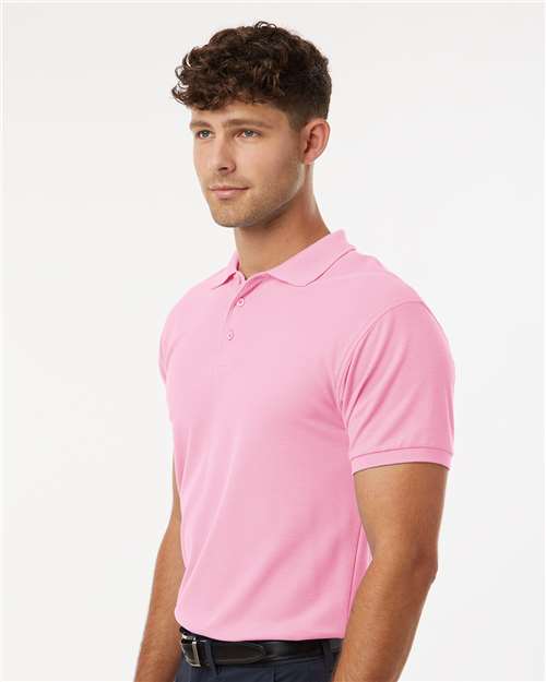 Light Pink Pique Polo - 62800