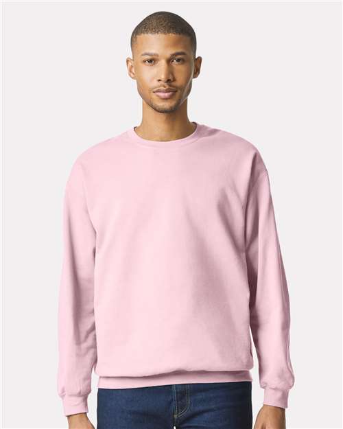 Light Pink Softstyle® Midweight Crewneck Sweatshirt - SF000