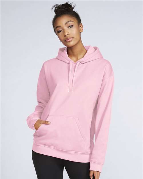 Light Pink Softstyle® Midweight Hooded Sweatshirt - SF500