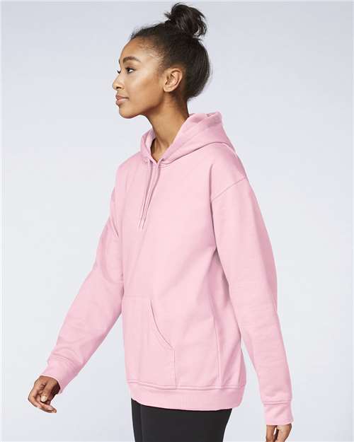 Light Pink Softstyle® Midweight Hooded Sweatshirt - SF500