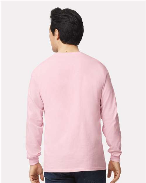 Light Pink Ultra Cotton® Long Sleeve T-Shirt - 2400