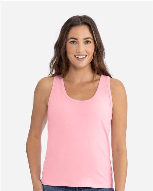 Light Pink Women's Cotton Tank - 3933