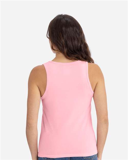 Light Pink Women's Cotton Tank - 3933