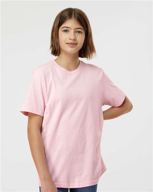 Light Pink Youth Heavyweight Jersey T-Shirt - 295