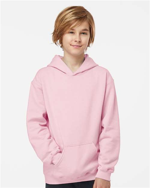 Light Pink Youth Hooded Sweatshirt - 320Y