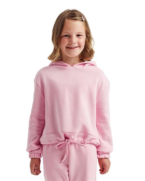 Light Pink Youth Maria Hooded Sweatshirt - TD85B