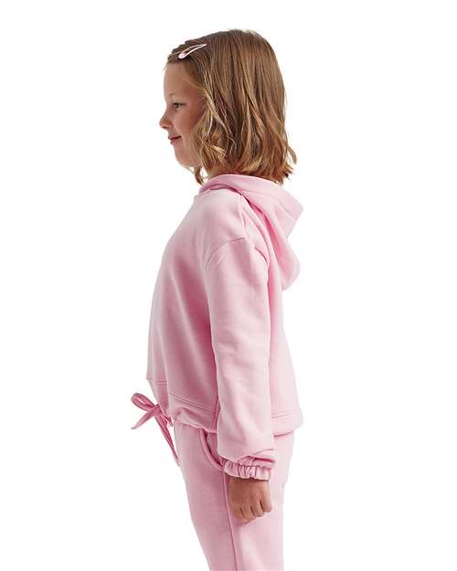 Light Pink Youth Maria Hooded Sweatshirt - TD85B