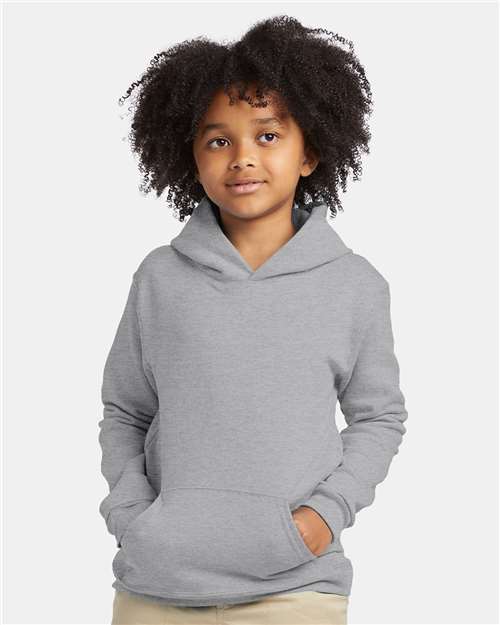 Light Steel Ecosmart® Youth Hooded Sweatshirt - P473