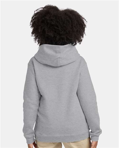 Light Steel Ecosmart® Youth Hooded Sweatshirt - P473