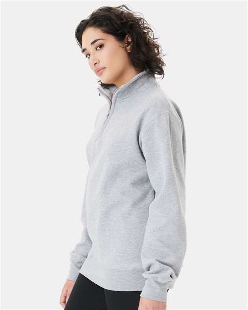 Light Steel Powerblend® Quarter-Zip Pullover - S450