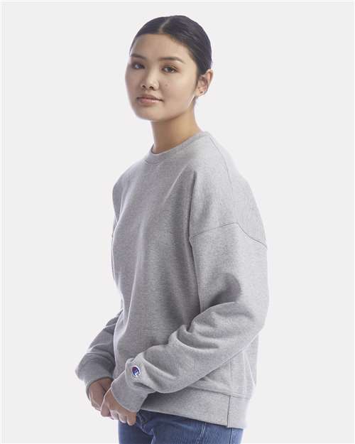 Light Steel Powerblend® Women's Crewneck Sweatshirt - S650