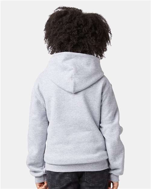 Light Steel Powerblend® Youth Hooded Sweatshirt - S790