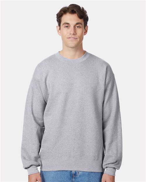 Light Steel Ultimate Cotton® Crewneck Sweatshirt - F260