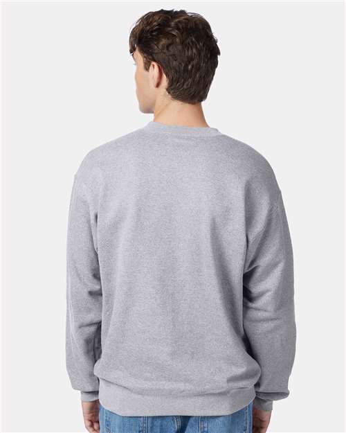 Light Steel Ultimate Cotton® Crewneck Sweatshirt - F260