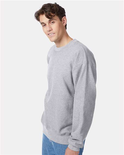 Light Steel Ultimate Cotton® Crewneck Sweatshirt - F260