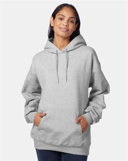 Light Steel Ultimate Cotton® Hooded Sweatshirt - F170