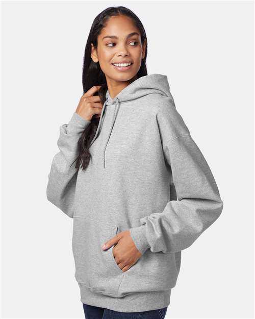 Light Steel Ultimate Cotton® Hooded Sweatshirt - F170