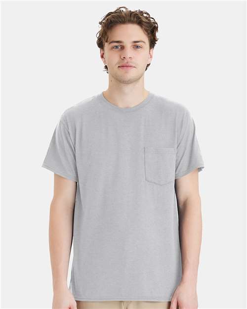 Light Steel Workwear Pocket T-Shirt - W110