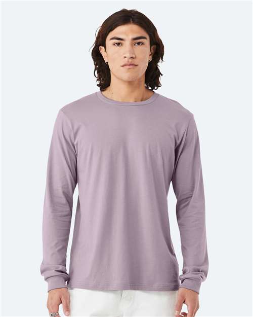 Light Violet Jersey Long Sleeve Tee - 3501