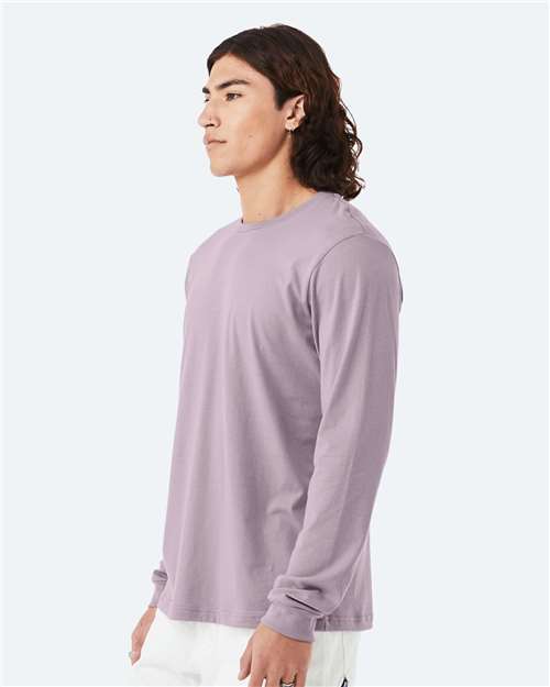 Light Violet Jersey Long Sleeve Tee - 3501