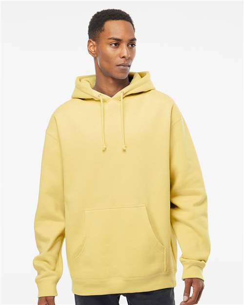 Light Yellow Heavyweight Hooded Sweatshirt - IND4000